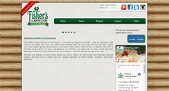 Desktop Screenshot of fisherscountrystore.com